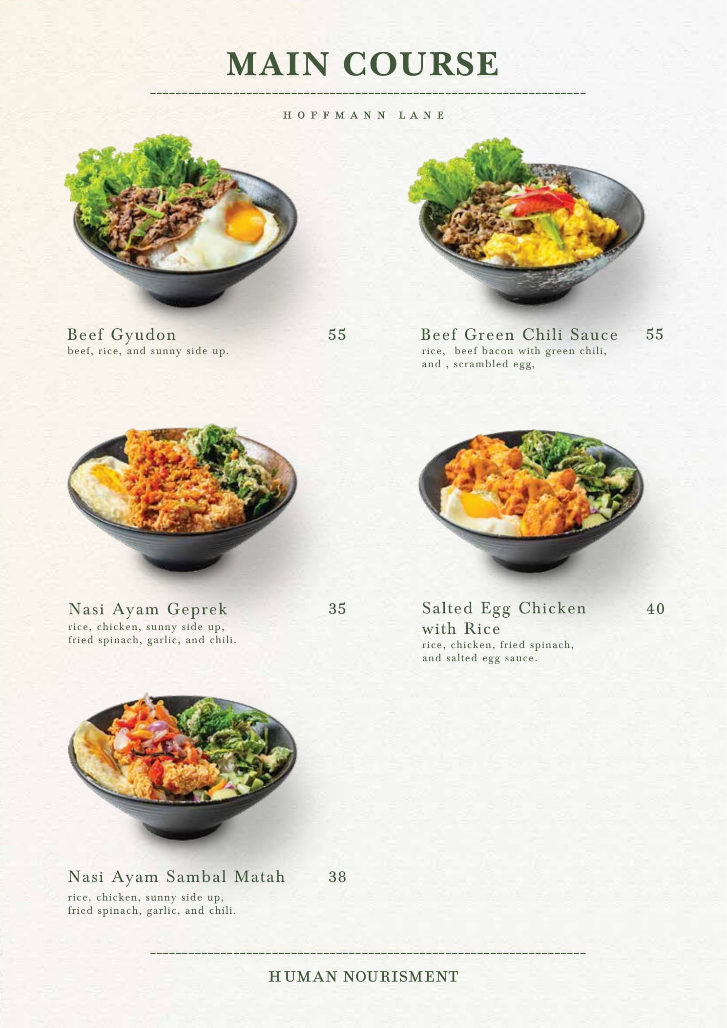 Buku menu Hoffmann Lane, halaman 11 dari 30