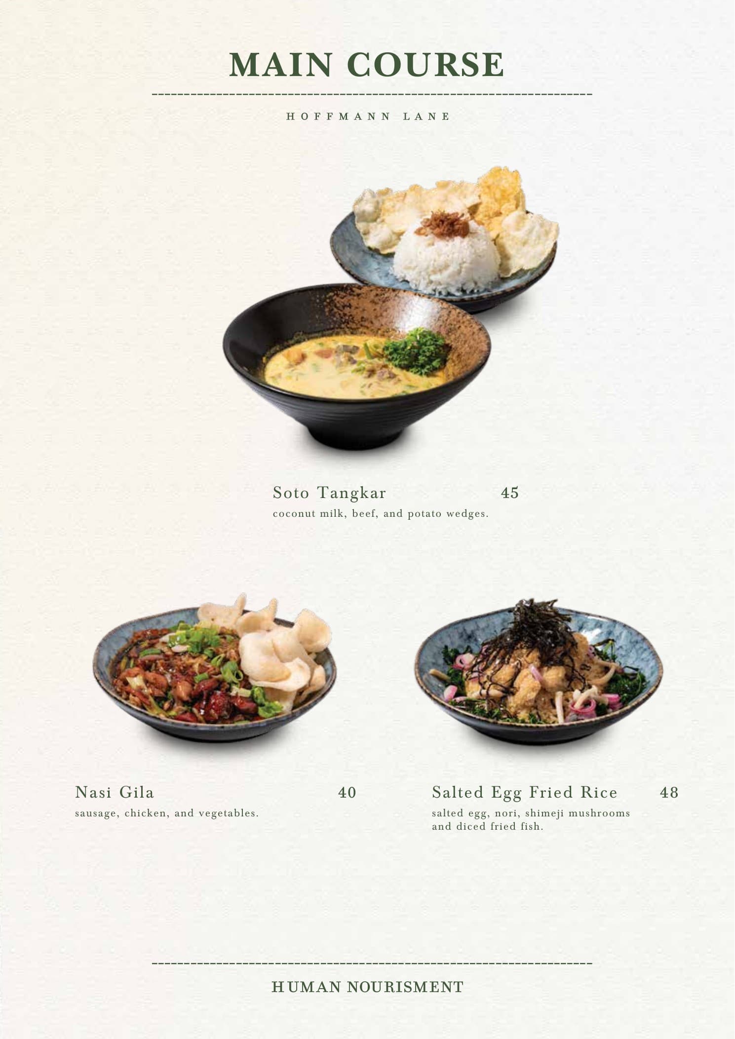Buku menu Hoffmann Lane, halaman 13 dari 30
