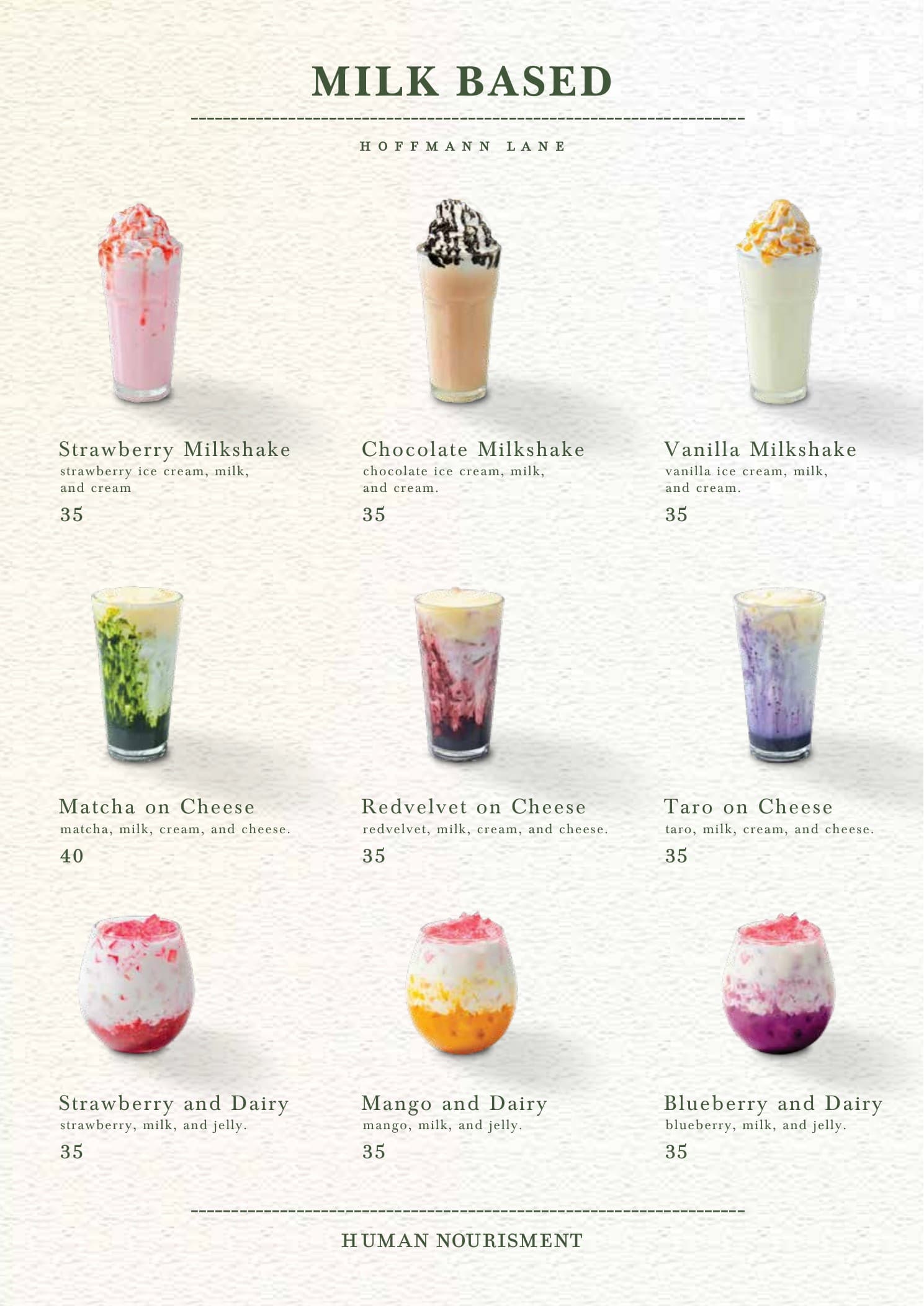 Buku menu Hoffmann Lane, halaman 20 dari 30