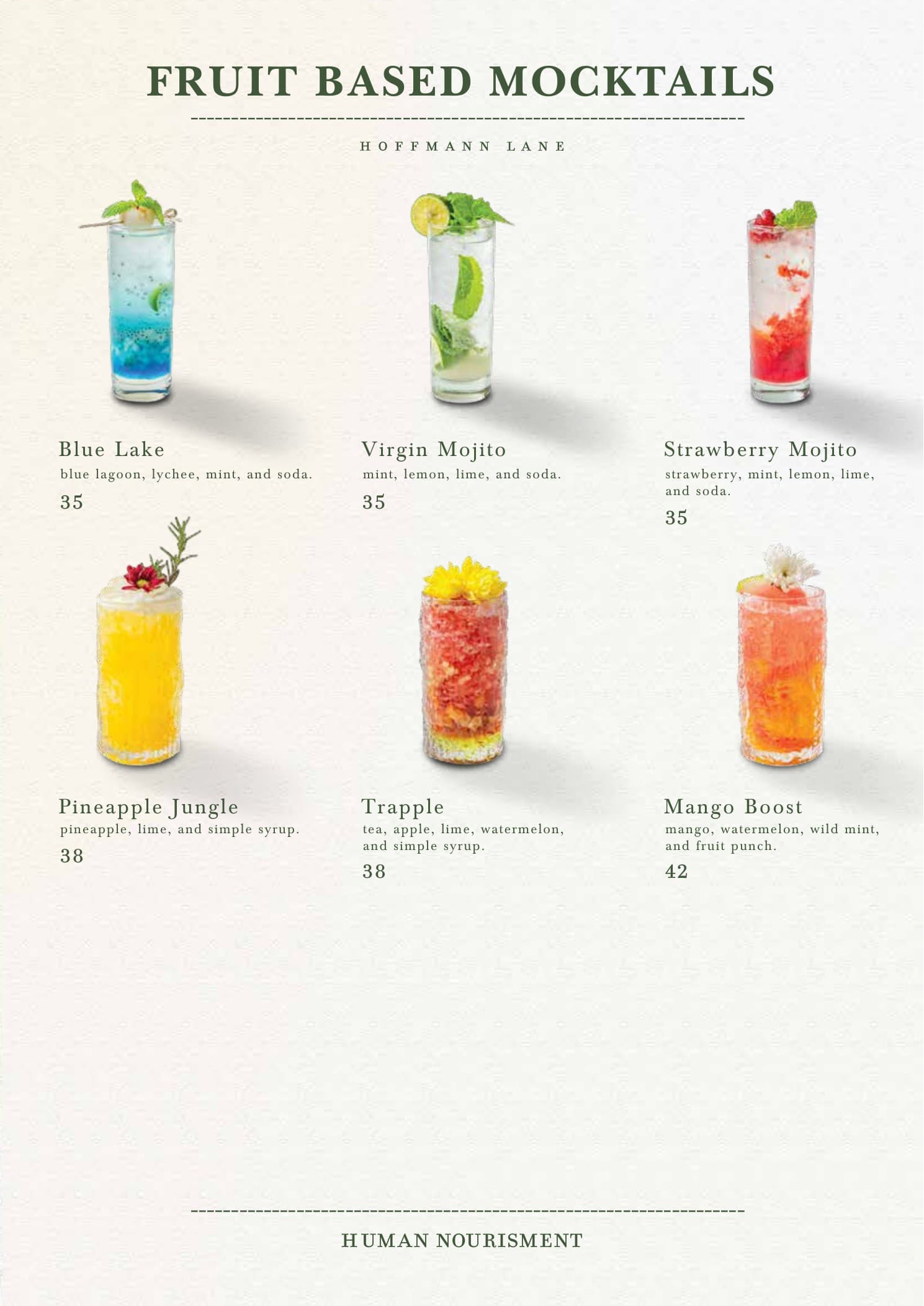 Buku menu Hoffmann Lane, halaman 22 dari 30