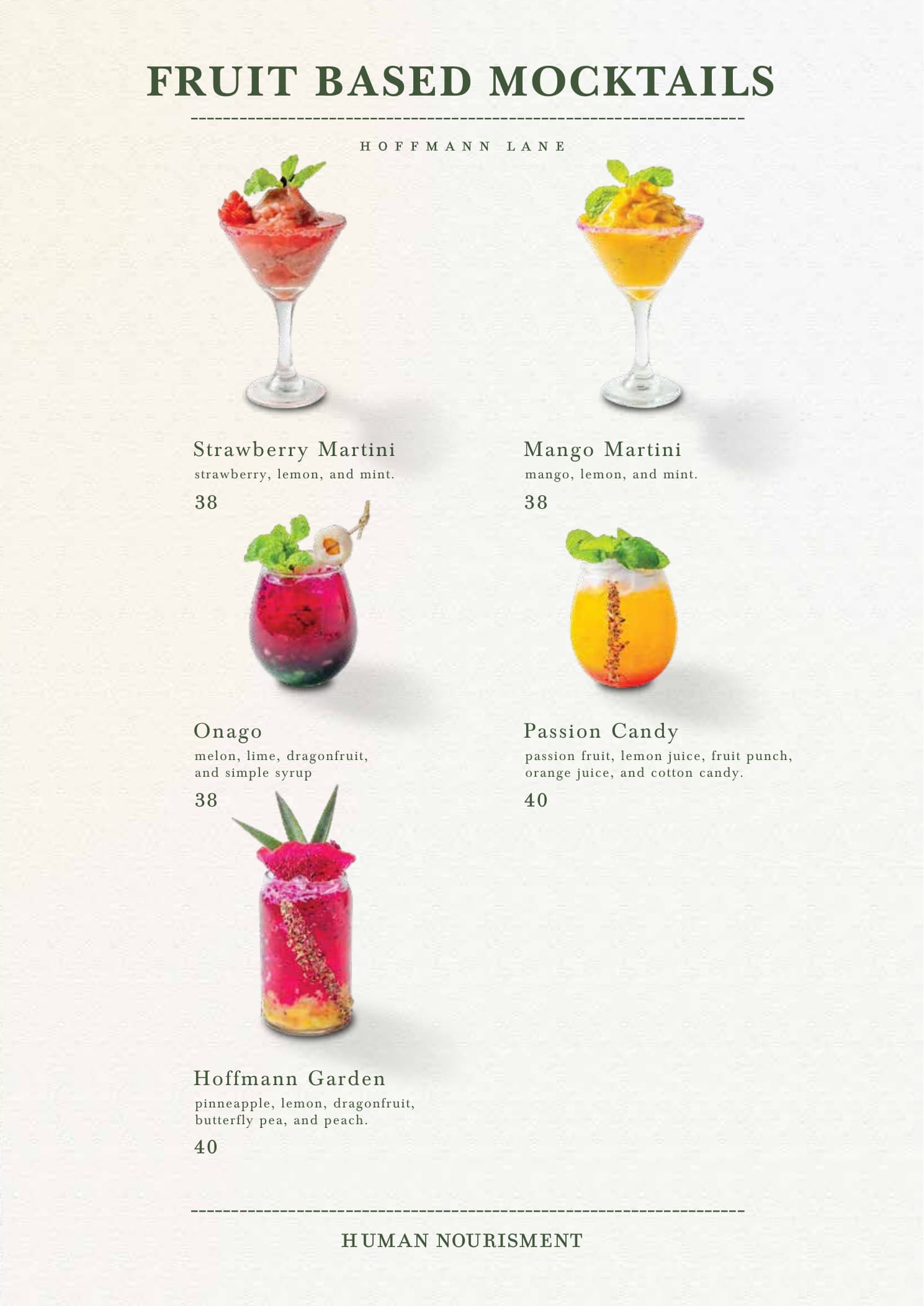 Buku menu Hoffmann Lane, halaman 23 dari 30