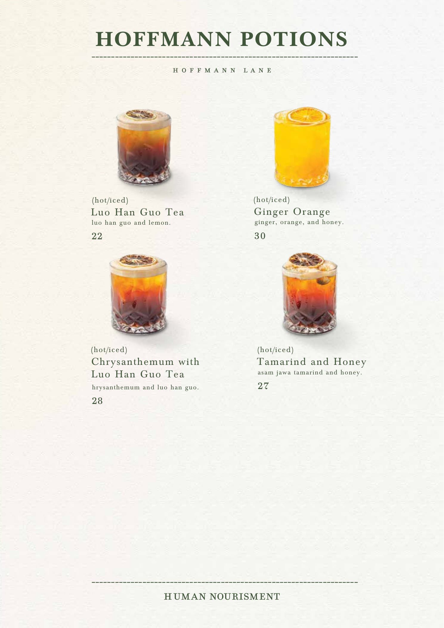 Buku menu Hoffmann Lane, halaman 26 dari 30