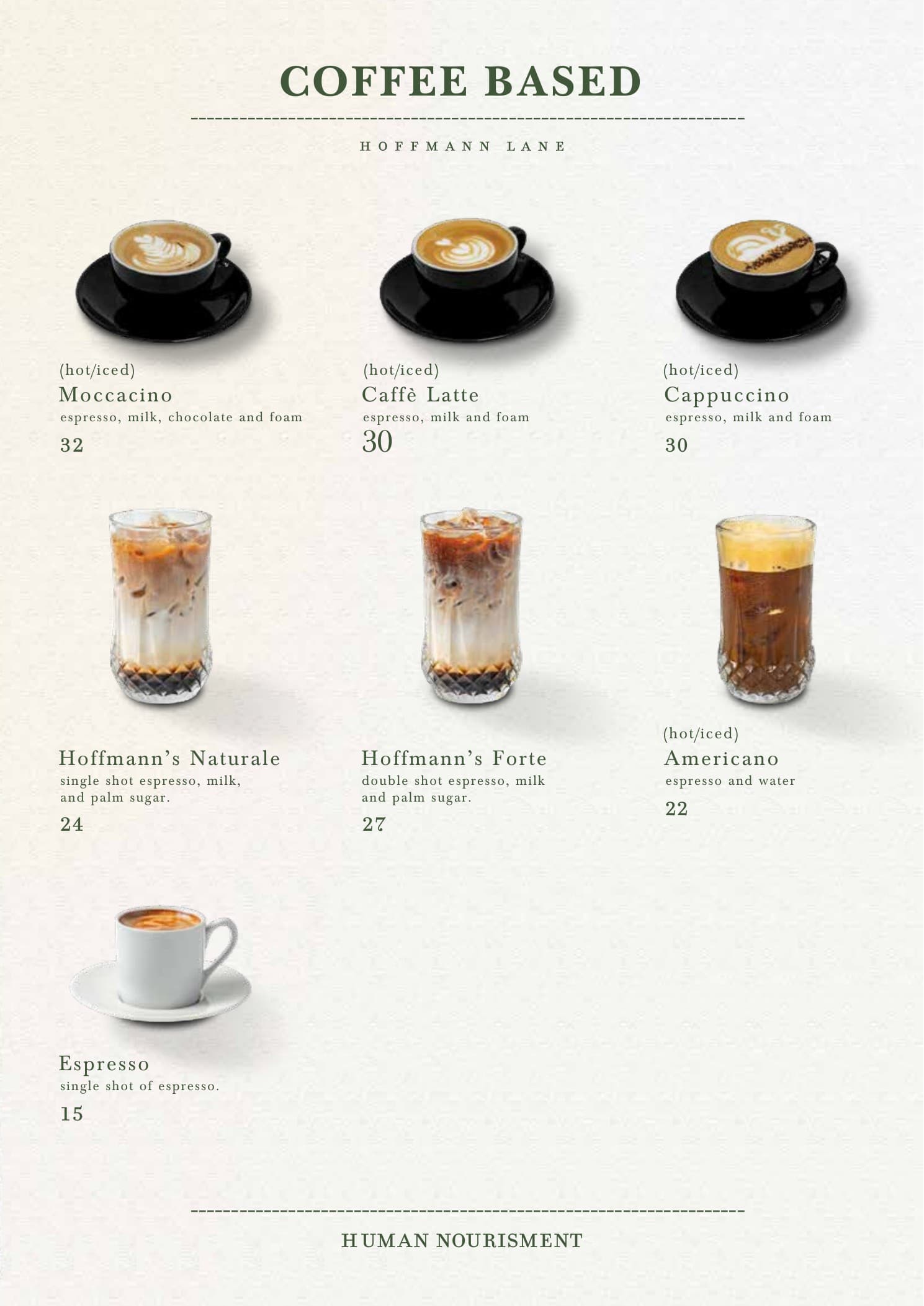 Buku menu Hoffmann Lane, halaman 27 dari 30