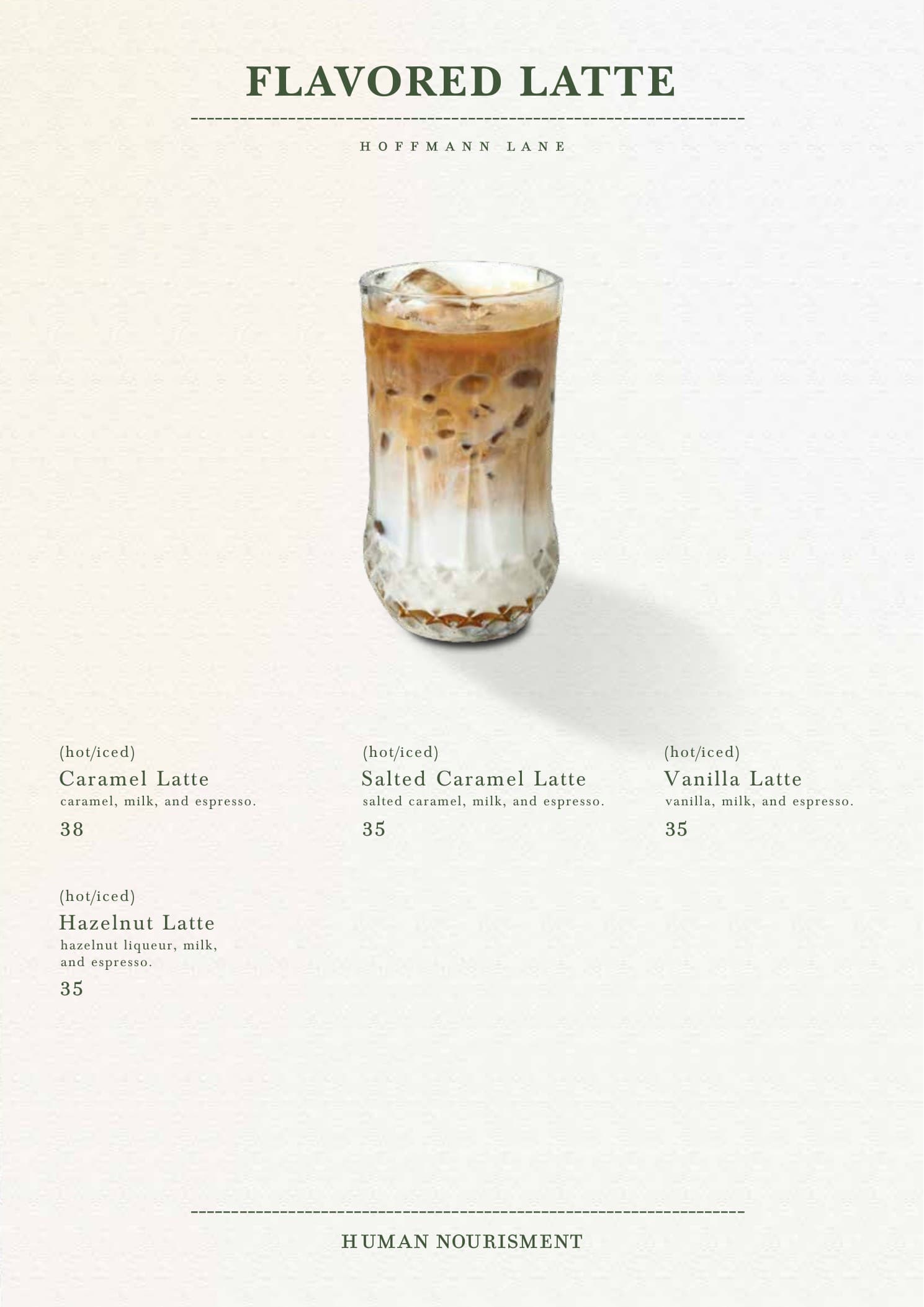 Buku menu Hoffmann Lane, halaman 29 dari 30